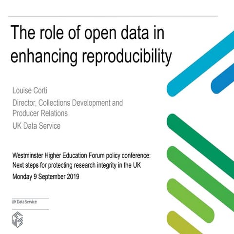 The role of open data in enhancing reproducibility 