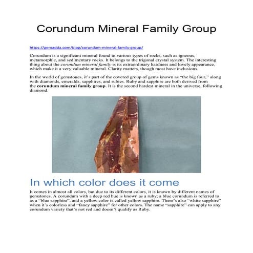 Corundum Mineral Family Group.docx