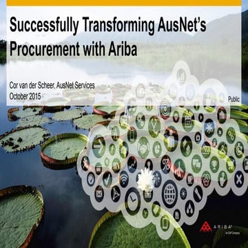 Keynote - Successfully Transforming AusNet's Procurement with Ariba