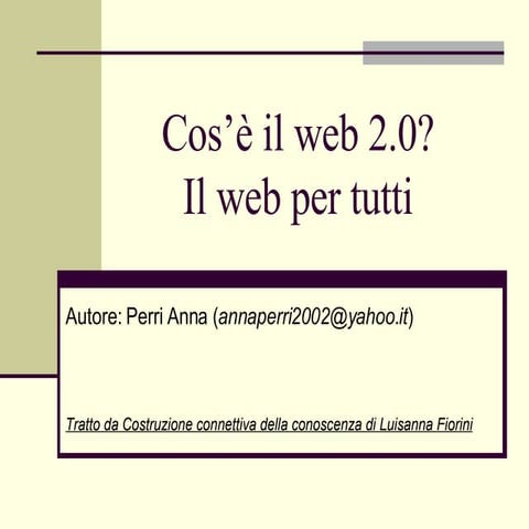Il Web 2.0