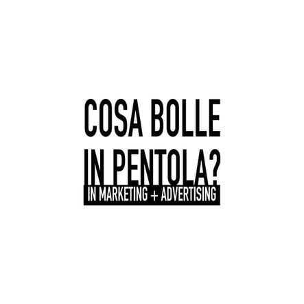 Cosa bolle in pentola PPT
