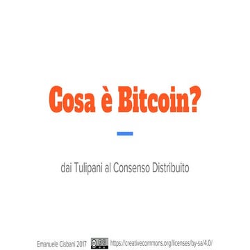 Cosa è bitcoin