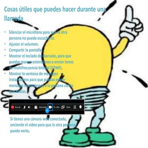 Cosas utiles para hacer durante una llamada