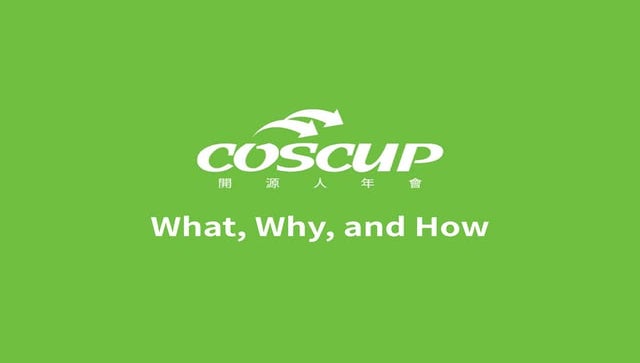 COSCUP: What, Why, and How