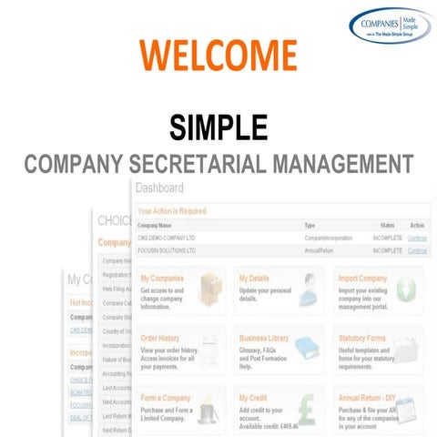 Free Company Secretarial Management | PPT