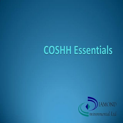 COSHH essentials