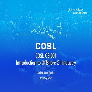 COSL-CS-001 Introduction to Offshore Oil Industry.pdf