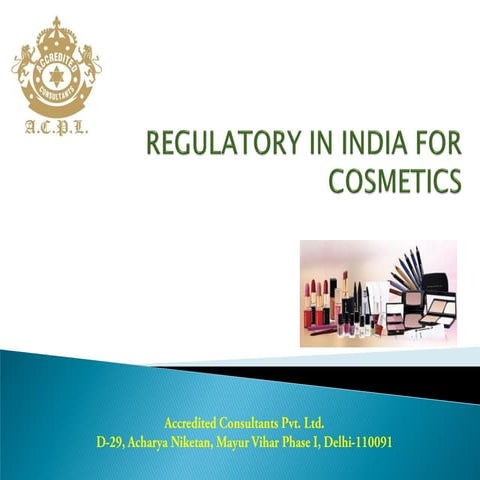 Cosmetics presentation