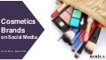Social Media Report- Cosmetics Q1 2016