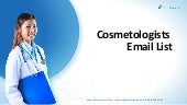 Cosmetologist Email List
