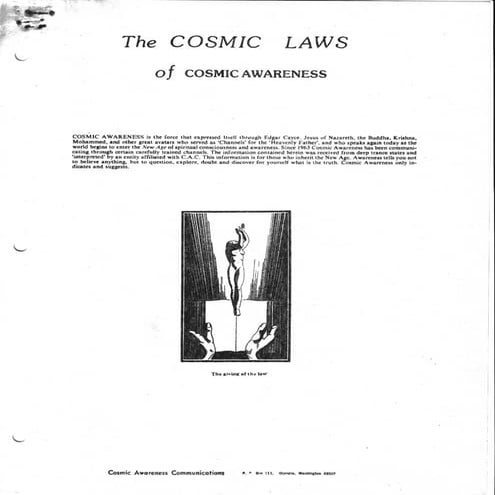 Cosmic Awareness 1987-15: How 'Decreeing' To The Spiritual Hierarchy ...