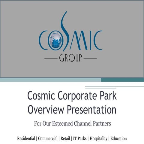 COSMIC CORPORATE PARK, CALL 9654953105, ASSURED RETURN PROJECT