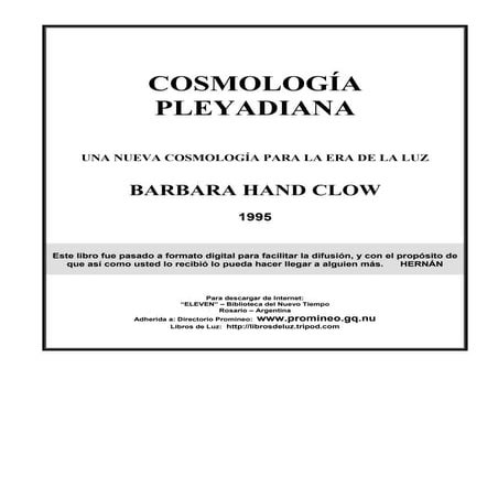 Cosmologiapleyadiana