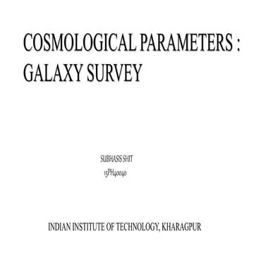 Cosmological parameter