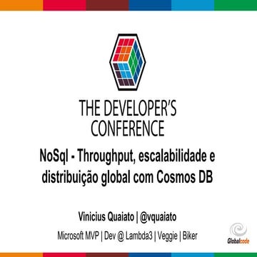 Throughput, escalabilidade e distribuição global com Cosmos DB