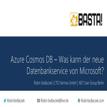 Alleskönner: Azure Cosmos DB - Was kann der neue Datenbank-Service von Micros...