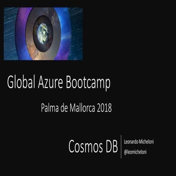 Cosmos db gab2018