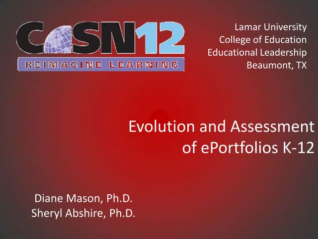 Co sn evolution&assessment_eportfolios_k-12_3-3-12