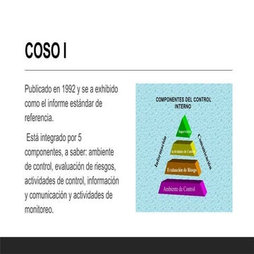 Coso y coco ejemplo didáctico de Marco de control interno | PPTX