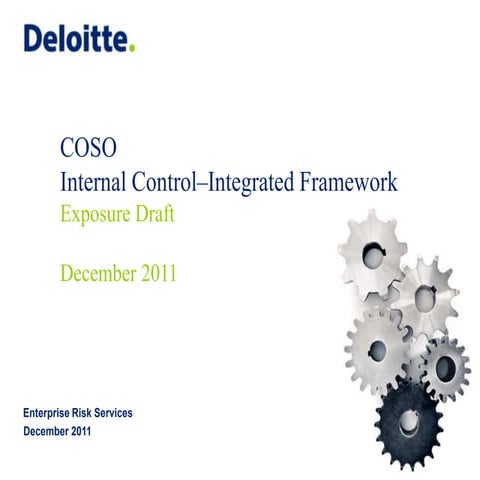 Coso internal control   integrated framework