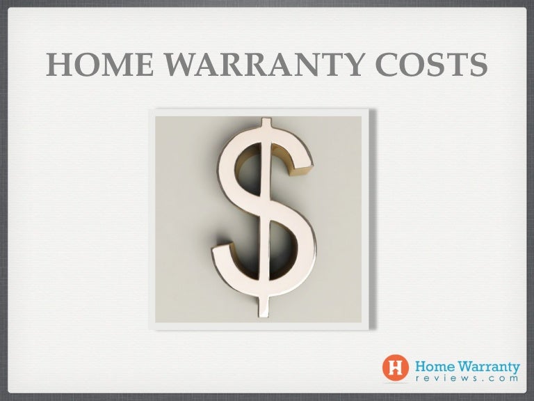 Home Warranty Costs