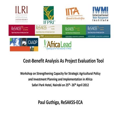 Cost benefit analysis