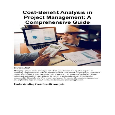 6 Steps in Conducting a Cost-Benefit Analysis in Project Management | Enterpr...