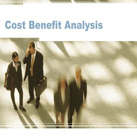 Cost Benifit Analysis