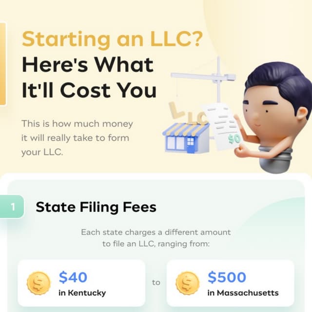 Real Breakdown of Costs to Set up an LLC PDF