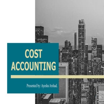 Cost Accounting