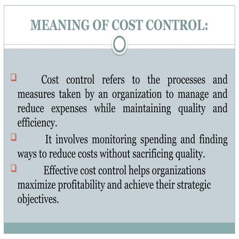 COST ACCOUNTING Cost Control Topics.pptx
