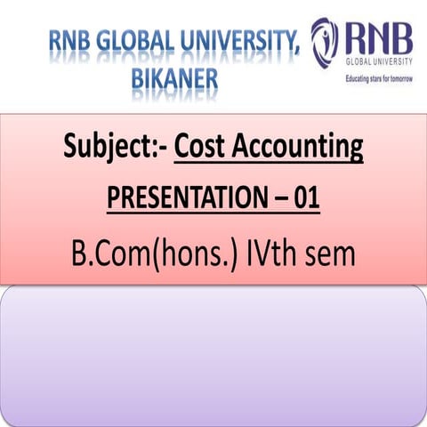 Cost acc ppt