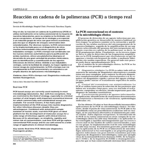 Tipos de PCR DIAPOSITIVAS FACILES DE ENTENDER | PDF