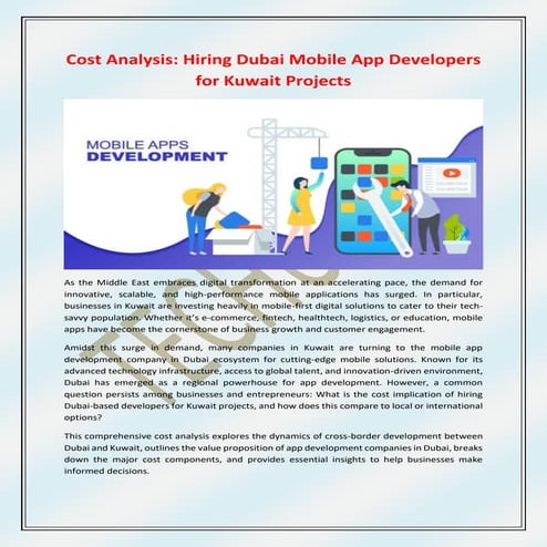 Cost Analysis Hiring Dubai Mobile App Developers for Kuwait Projects.pdf