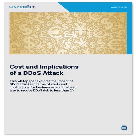 Cost of DDoS Attacks | DDoS Attacks Cost | MazeBolt Technologies