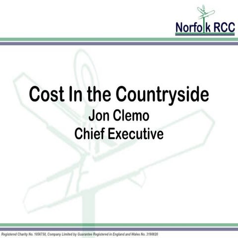 Cost and the Countryside
