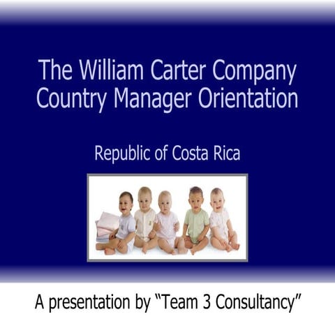 Costa Rica Carters team project