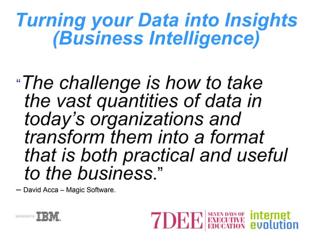 Cost & benefits of business analytics marshall sponder