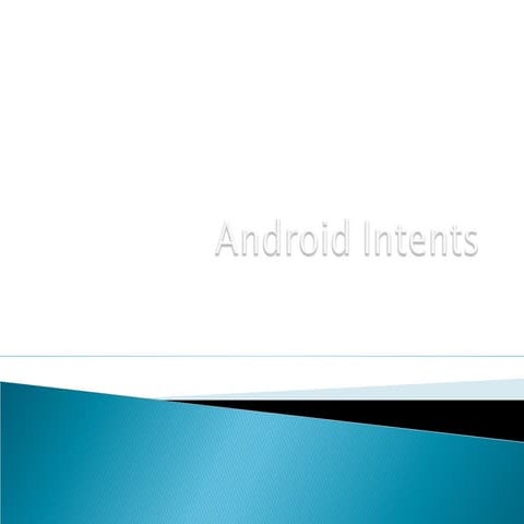 Android Bootcamp Tanzania:intents