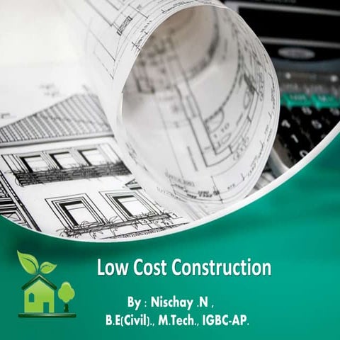 Cost effective construction tech PPT 