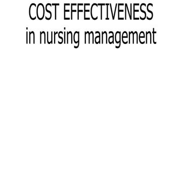 cost effectiveness..................pptx