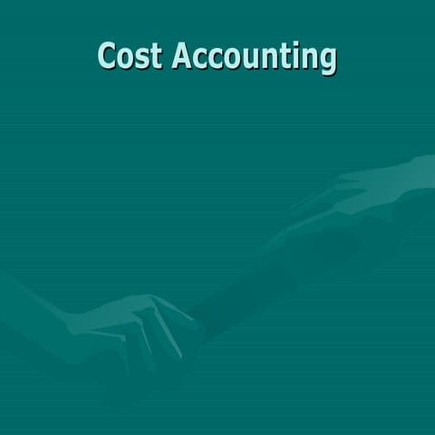Cost Accounting