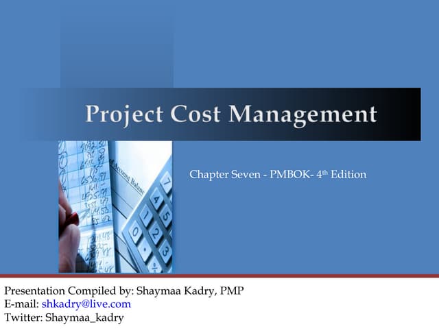 Cost management