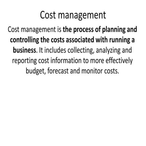 Cost management forece md  engineerrs .ppt