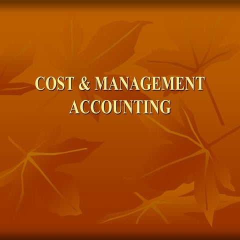 Cost mangement Basic concepts.ppt