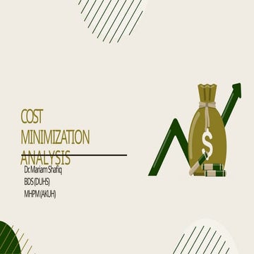 Cost minimization analysis - week 10.pptx
