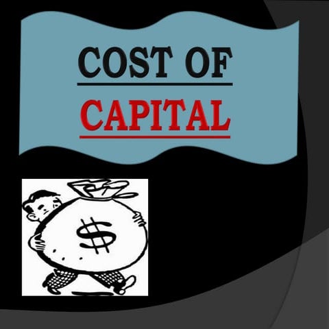 Cost of capital ppt