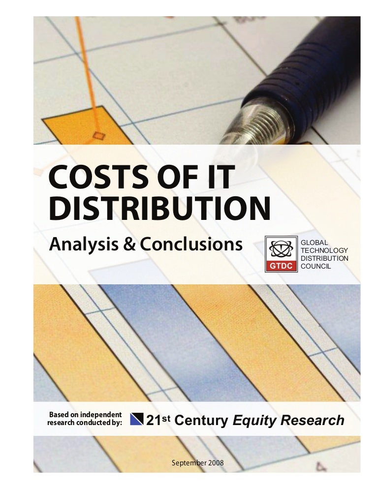 Cost of it distribution