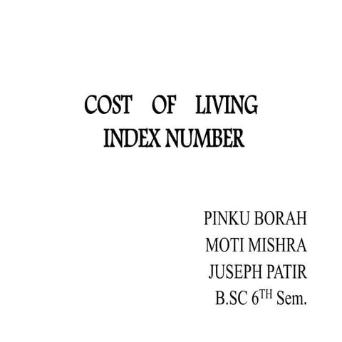 Cost    of    living