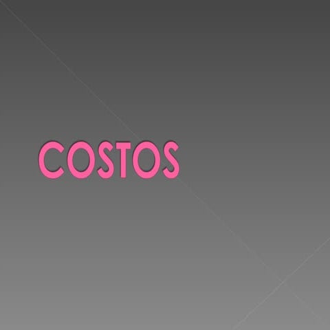 Costos